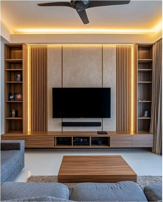 Walnut TV Unit